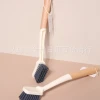 Multi-functional shoe brush, wooden handle, household tile gap scrubbing brush, floor brush, bathroom brush, long-handle cleaning toilet brush Specification image